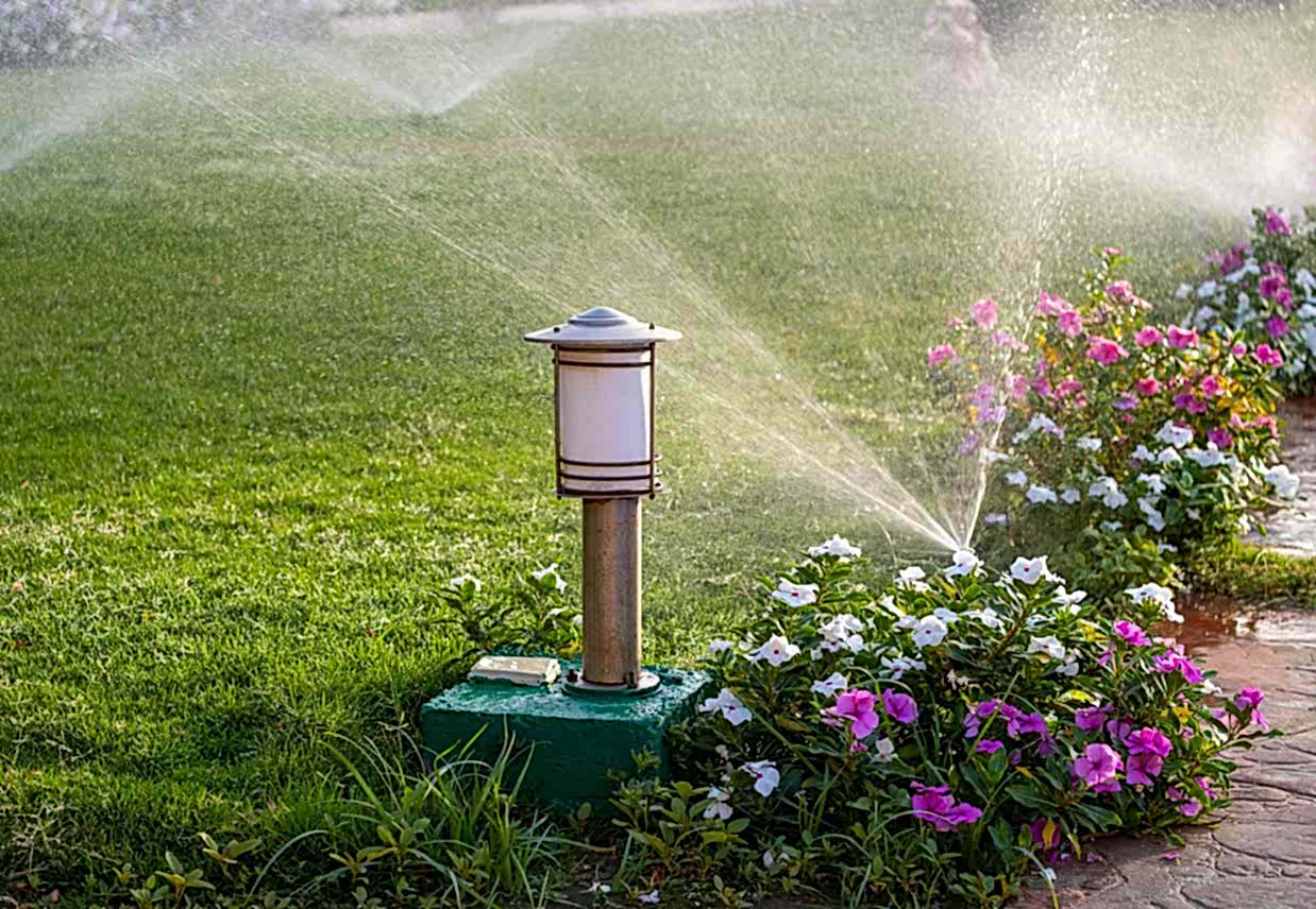 Landscape irrigation system service