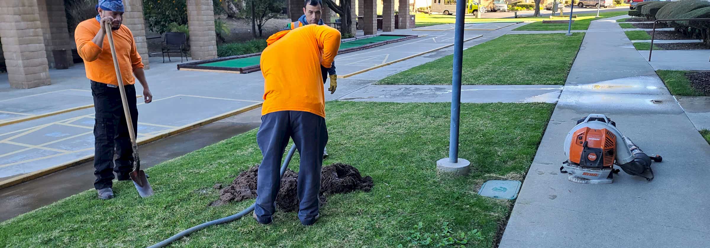 Diaz Lawn Care irrigation service project