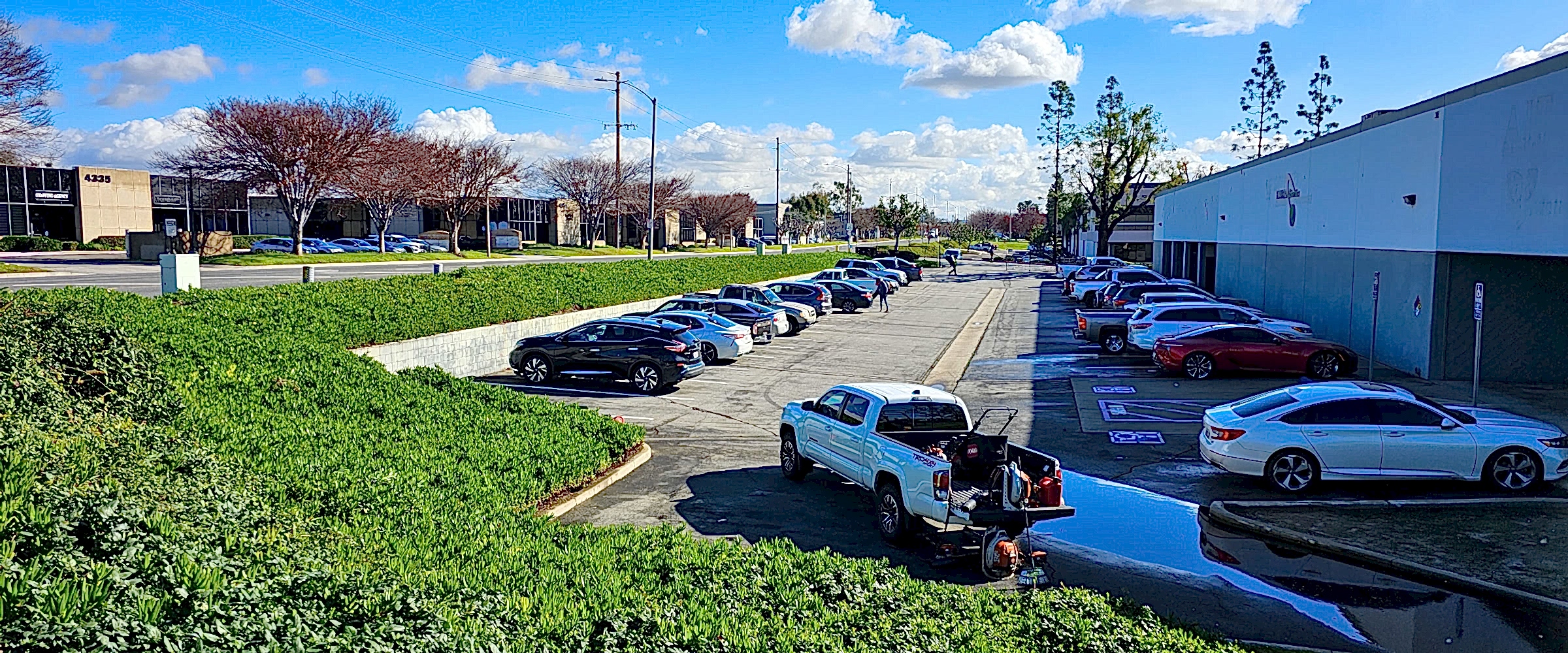 Diaz Lawn Care landscape maintenance project